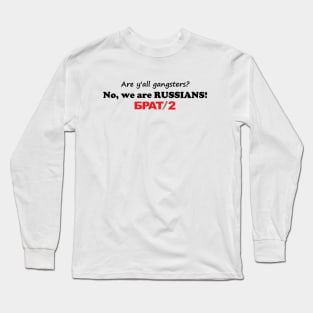 Brat 2 | Брат 2 (Gangsters) Black Long Sleeve T-Shirt